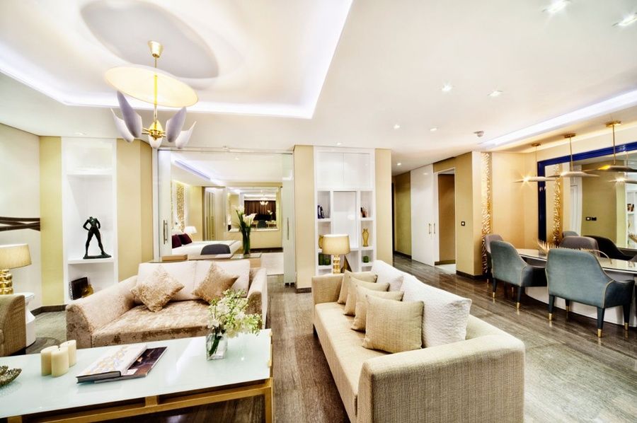 The Domain Bahrain Hotel And Spa - Adults Friendly 16 Years Plus マナーマ エクステリア 写真 The interior of the private suite